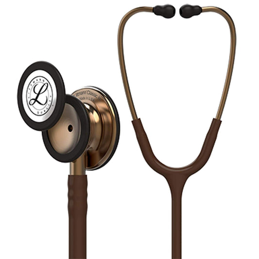 3M™ Littmann® Classic III™ Monitoring Stethoscope, Copper-Finish Chestpiece, Chocolate Tube, 27 in, 5809