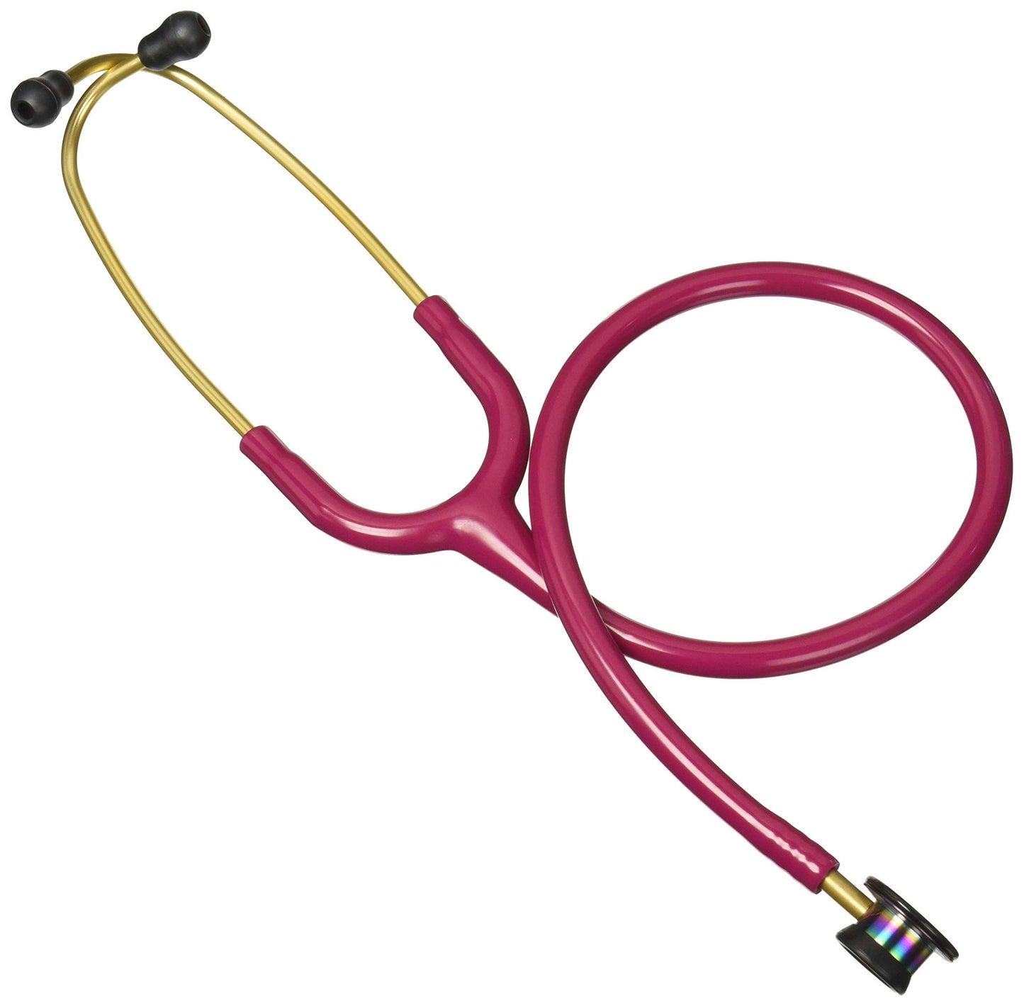 3M™ Littmann® Classic II Infant Stethoscope, Rainbow-finish Chestpiece, Raspberry Tube, 28 in, 2157