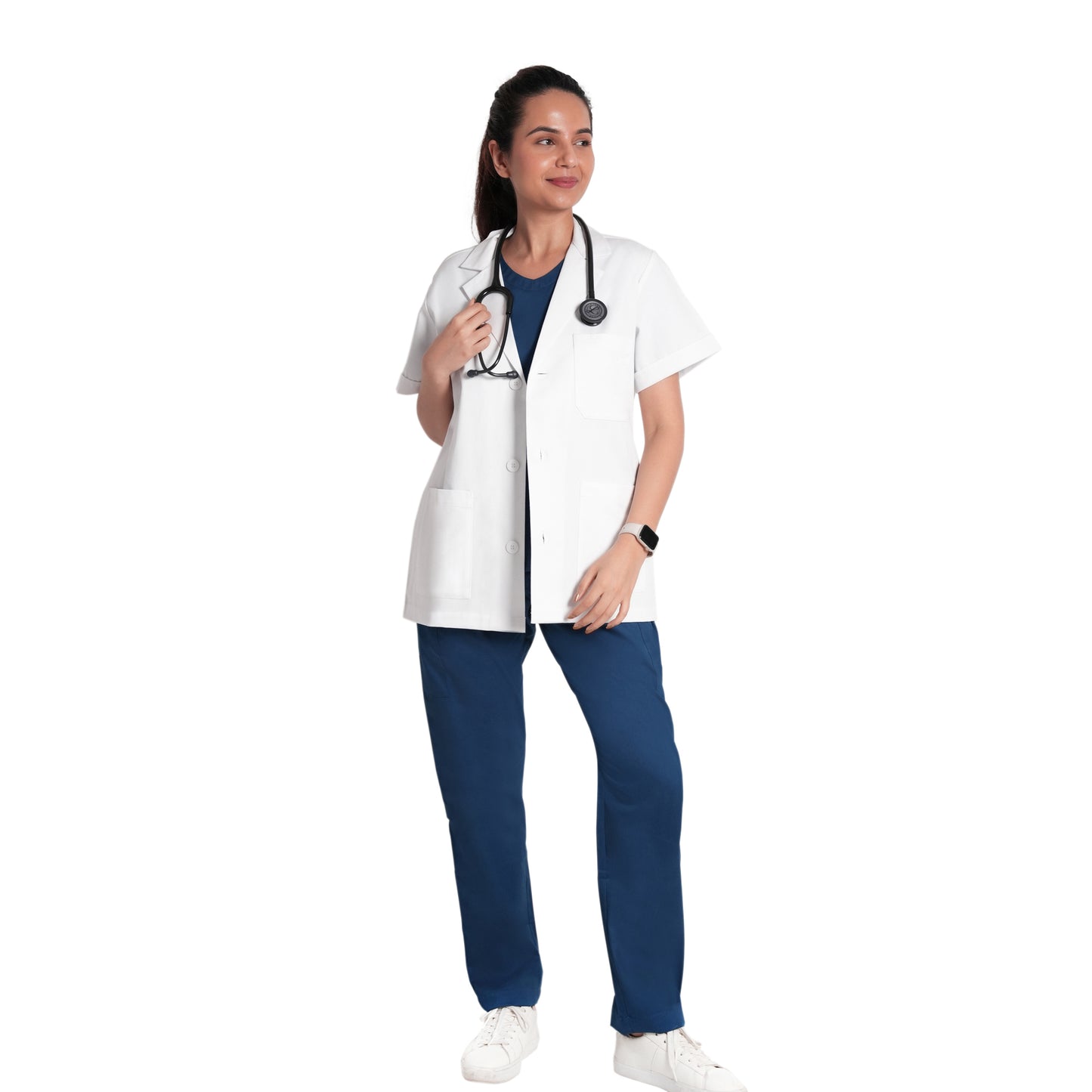 Womans Serene LabCoats Short with Short Sleeve